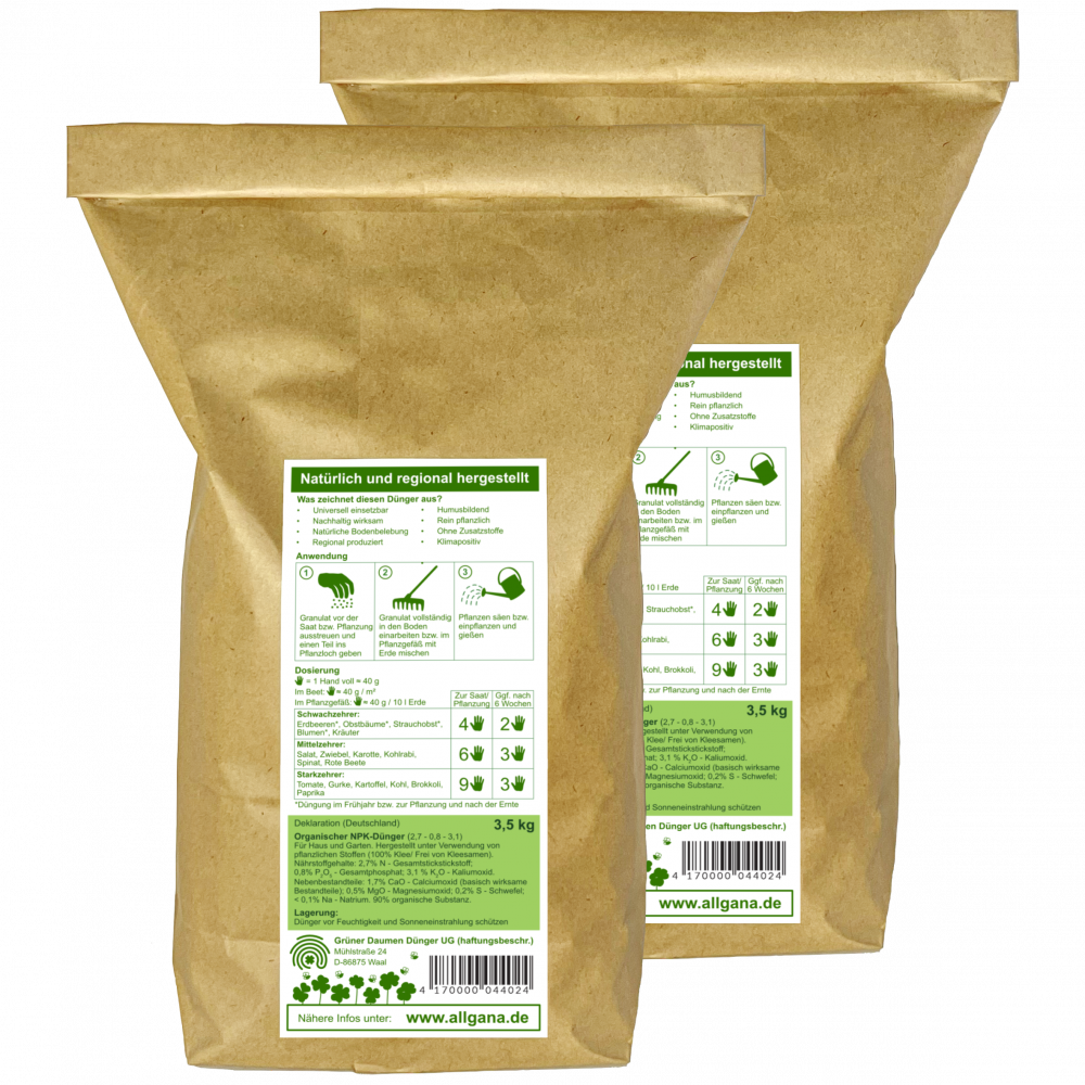 Natur-Dünger | 2 x 3,5 kg